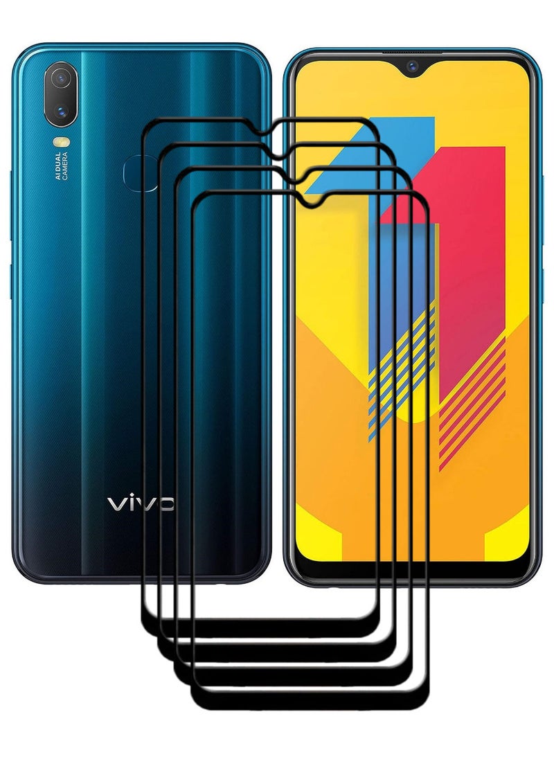 ACLIX 4 Pieces Antistatic ESD Dustproof Premium Quality High Definition Tempered Glass Screen Protector Designed For vivo Y11 (2019) - Image 1
