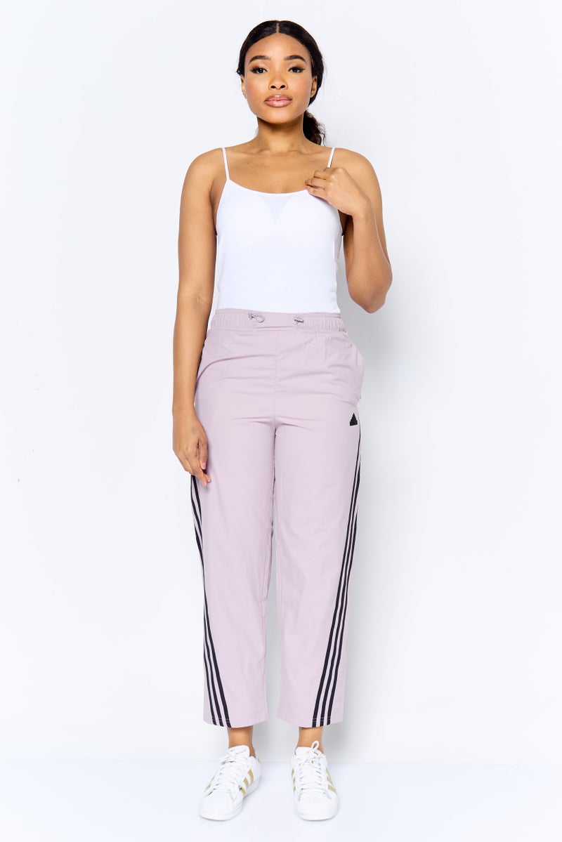 Adidas Women Sportswear Fit Training Track Pants, Purple  - Image 2