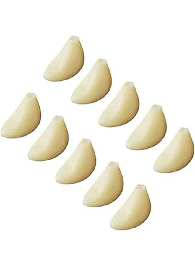 10Pcs Artificial Garlic Models Realistic Simulation Cloves Props Photography Decor - Image 1