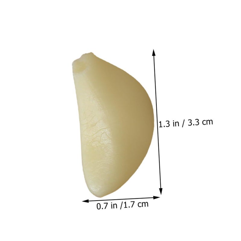 10Pcs Artificial Garlic Models Realistic Simulation Cloves Props Photography Decor - Image 3