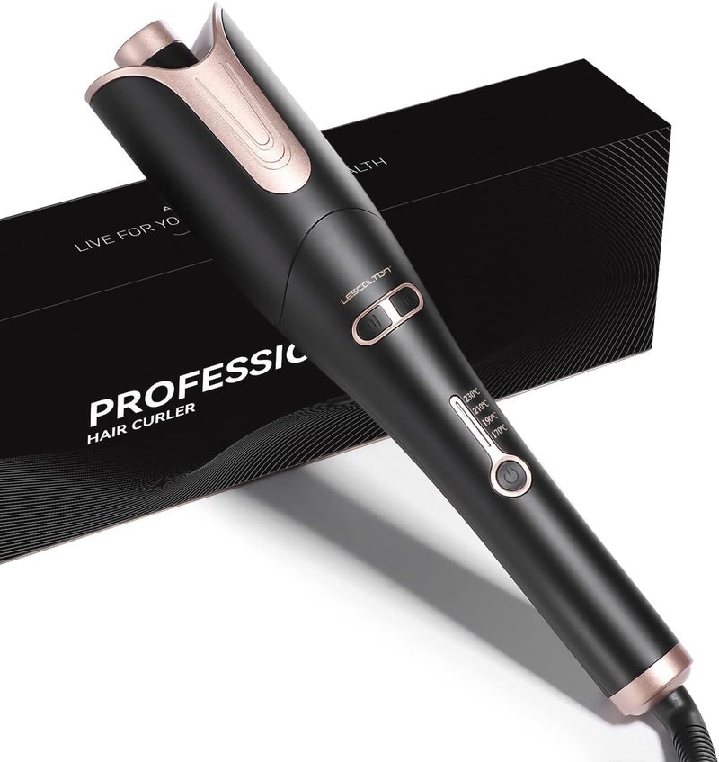 ليسكولتون مكواة تجعيد لاسكولتون الأوتوماتيكية، مكواة تجعيد للتموجات الكبيرة، تجعيد أوتوماتيكي مبتكر لجميع الأعمار - Image 1