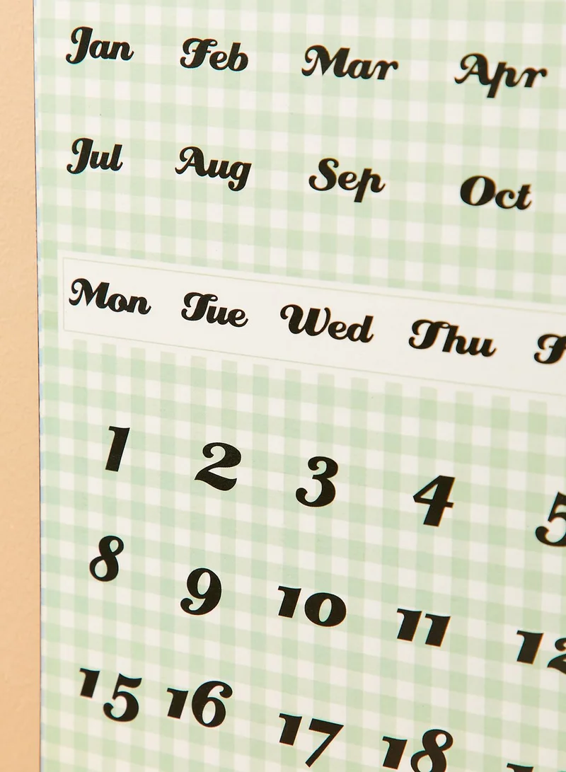 Premier Green Cupcake Magnetic Calendar