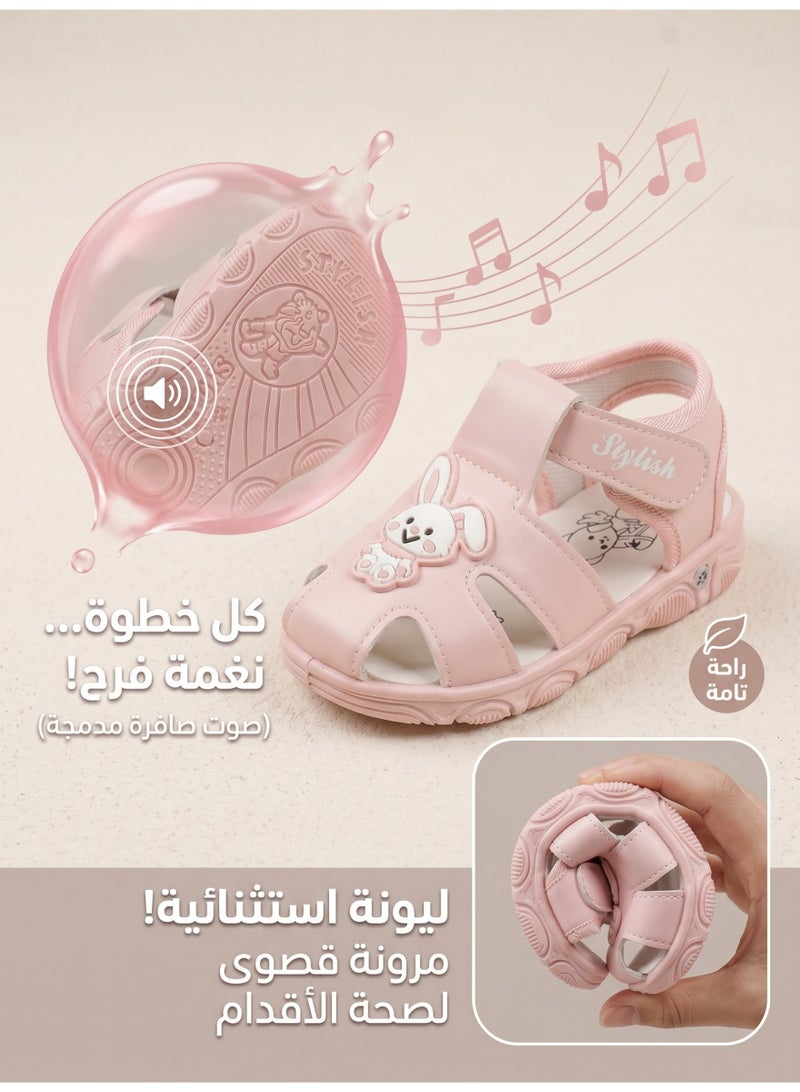 stylish Baby shoes with sound - Baby shoes with sound - Baby sandals with whistle | Sole with whistle, shoes and sandals that make noise for girls and boys, baby girl shoes and comfortable sandal slippers, baby shoes with sound in modern designs and suitable for children's gifts - Image 2
