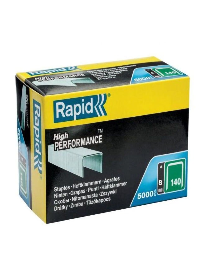 RAPID 11912311 Staples (flatwire), Leg Length 12 mm, No.140, 5000 Pieces, Galvanized - Image 2