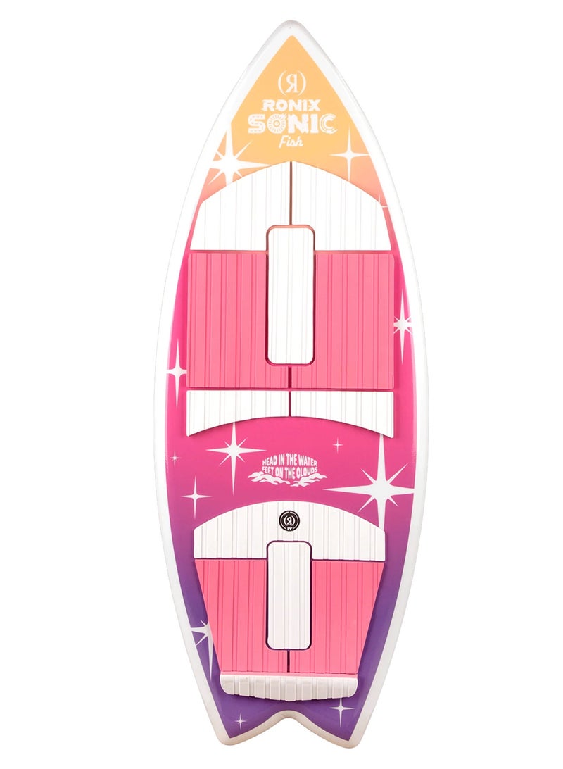 RONIX WAKESURF 2026 - Girl's Sonic - Fish - Pink Splash - Image 2
