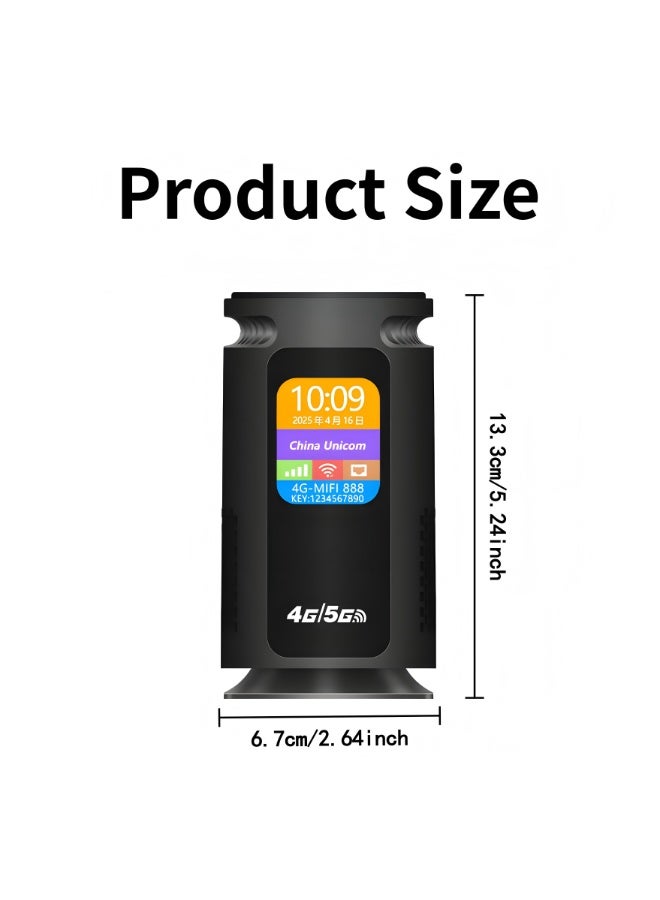 Closeli 5G/4G Mobile WiFi Router with SIM Card Slot, WiFi6 Portable Hotspot LTE Modem, Dual Band, Plug & Play Internet Device, Stable Signal, Wide Coverage, 3000mAh Battery, Supports Multiple Devices for Home & Travel - Image 4