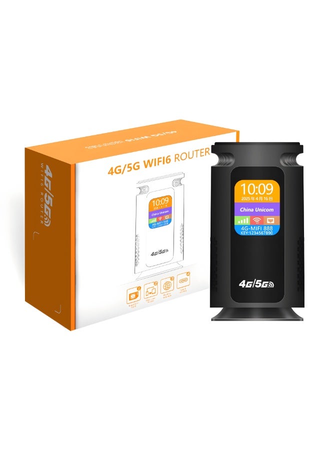 Closeli 5G/4G Mobile WiFi Router with SIM Card Slot, WiFi6 Portable Hotspot LTE Modem, Dual Band, Plug & Play Internet Device, Stable Signal, Wide Coverage, 3000mAh Battery, Supports Multiple Devices for Home & Travel - Image 1