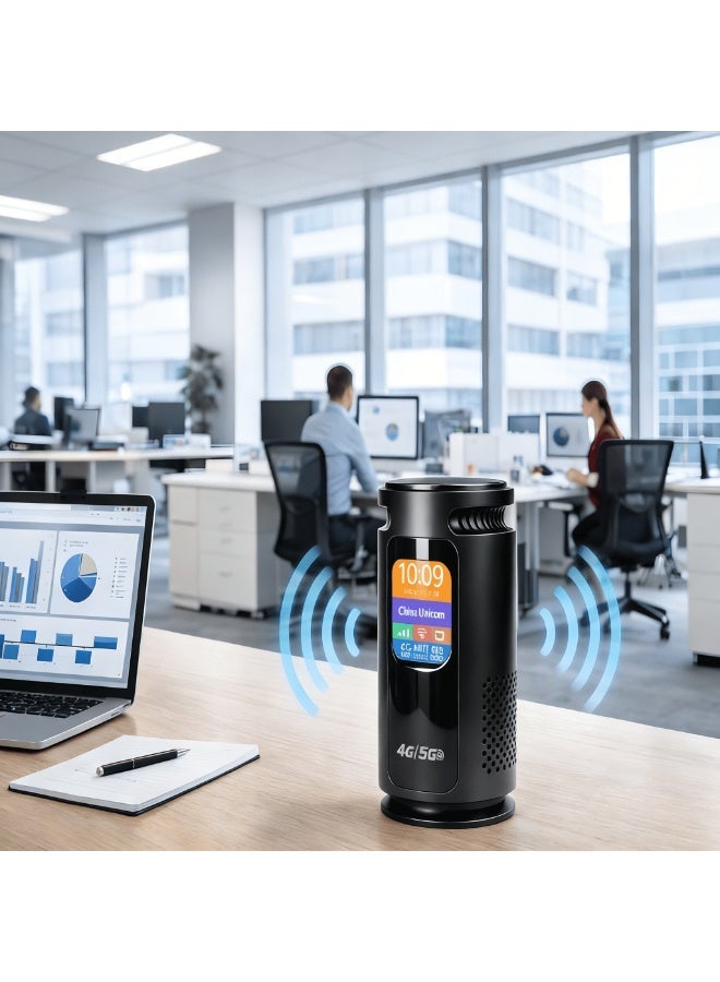 كلوزيلي راوتر WiFi 6 لاسلكي CPE، راوتر واي فاي متنقل، يدعم شريحة SIM، مودم LTE، ثنائي النطاق Dual Band، بطارية 3000mAh، جهاز إنترنت Plug & Play، إشارة قوية ومستقرة، تغطية واسعة، يدعم حتى 32 جهازًا، مناسب للمنزل والسفر والمكتب والاستخدام الخارجي، واي فاي متنقل عالي السرعة - Image 4