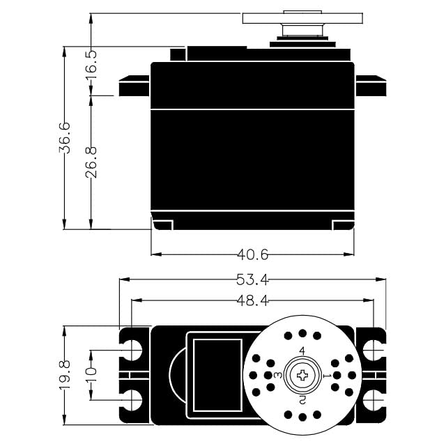 Hitec RCD 31422S HS-422 Deluxe Servo - Image 3