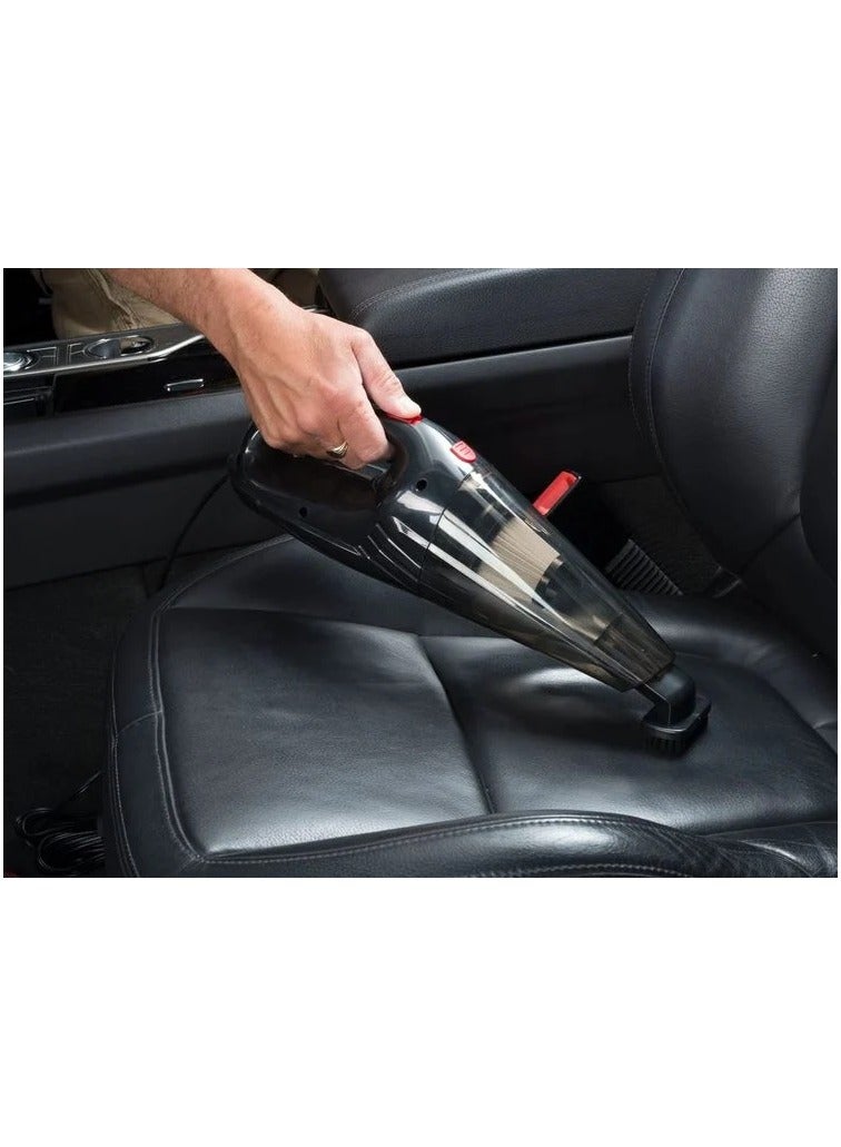 ثندر مكنسة كهربائية للرطب والجاف، محمولة باليد، تيار مستمر 12 فولت، 120 وات، مع سلك طاقة، 3 ملحقات مختلفة وحقيبة حمل - Image 5