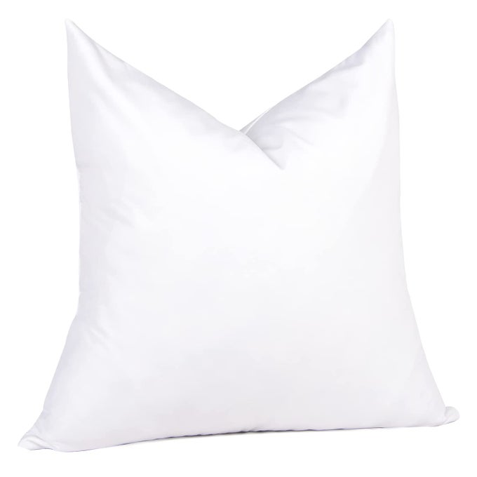 28 X 28 FEATHER DOWN THROW PILLOW INSERT 1 PACK EURO PILLOW FOR DECORATIVE BED CUSHION COUCH SOFA