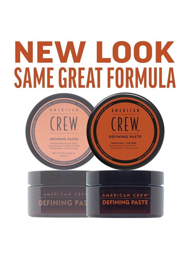 AMERICAN CREW Men'S Hair Defining Paste (Old Version) Medium Hold Hair Gel With Low Shine 3 Oz (Pack Of 1)  - Image 4