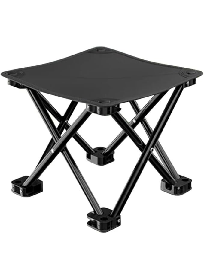 Black folding camping chair - Image 1