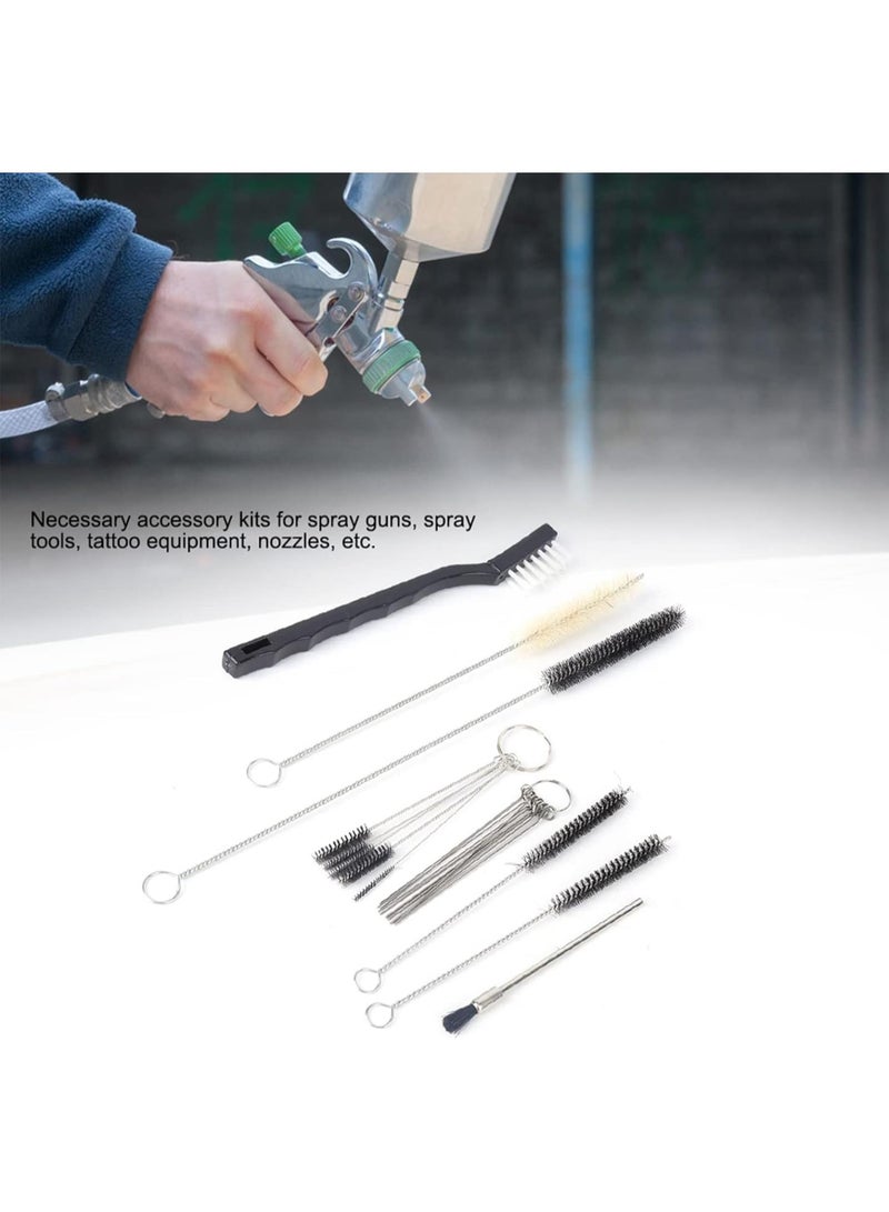 GGOOT Airbrush Parts  Cleaning Kit Hardware Accessory Hand Tool Airbrush Parts 21PCs Set Portable for Spray Tools  - Image 4
