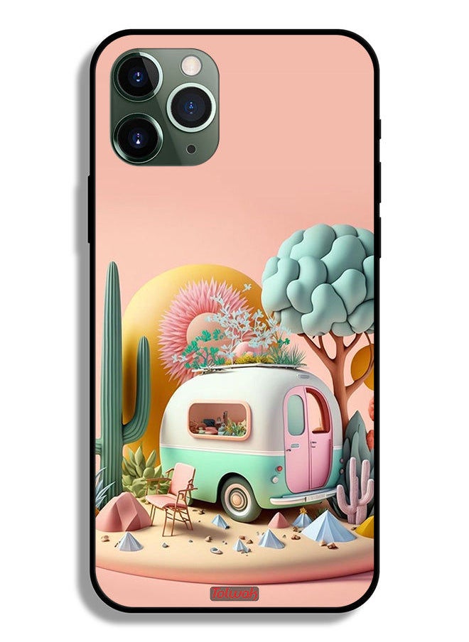 Tolwak Apple iPhone 11 Pro Max Protective Case Senercy Art  - Image 2