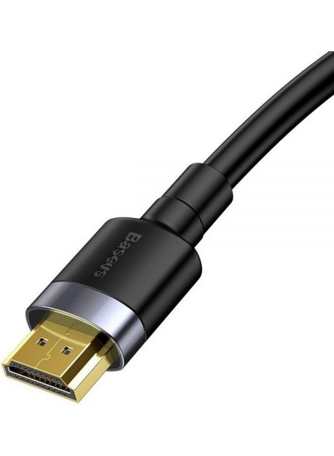 بيسوس كابل محول كافولي من HDMI ذكر بدقة 4K إلى HDMI ذكر بدقة 4K أسود - Image 2