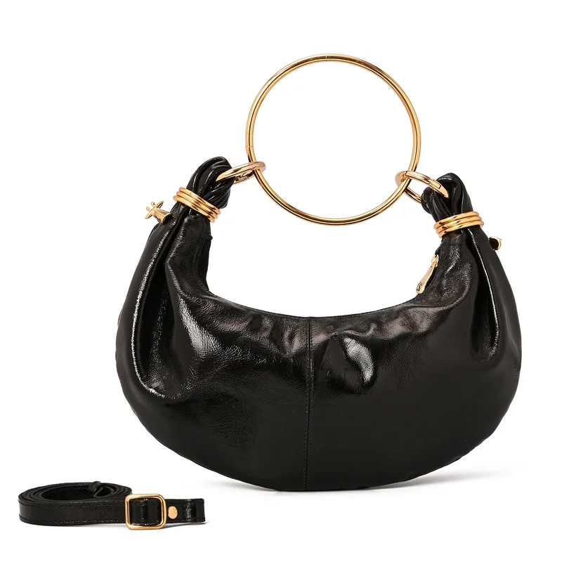 Carmen Steffens Black Bracelet Bag