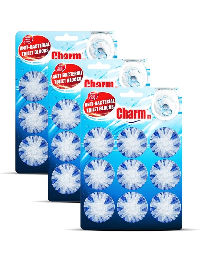 تشارم كتلة المرحاض المضادة للبكتيريا 27 × 40 جرام - Image 1