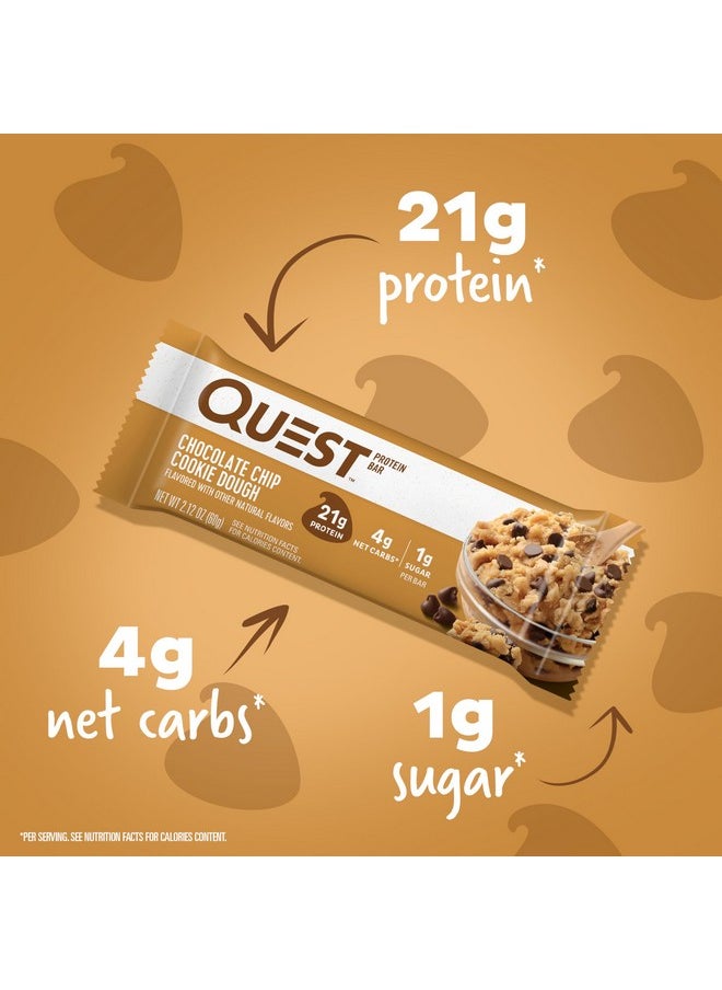 Quest Bar - 60G X 12 (Chocolate Chip Cookie Dough)  - Image 2