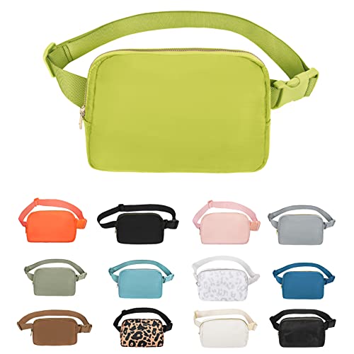 VOROLO Fanny Pack For Women And Men Crossbody Bag Belt Bag with Adjustable Strap Graduation Gifts Grass Green - Image 1
