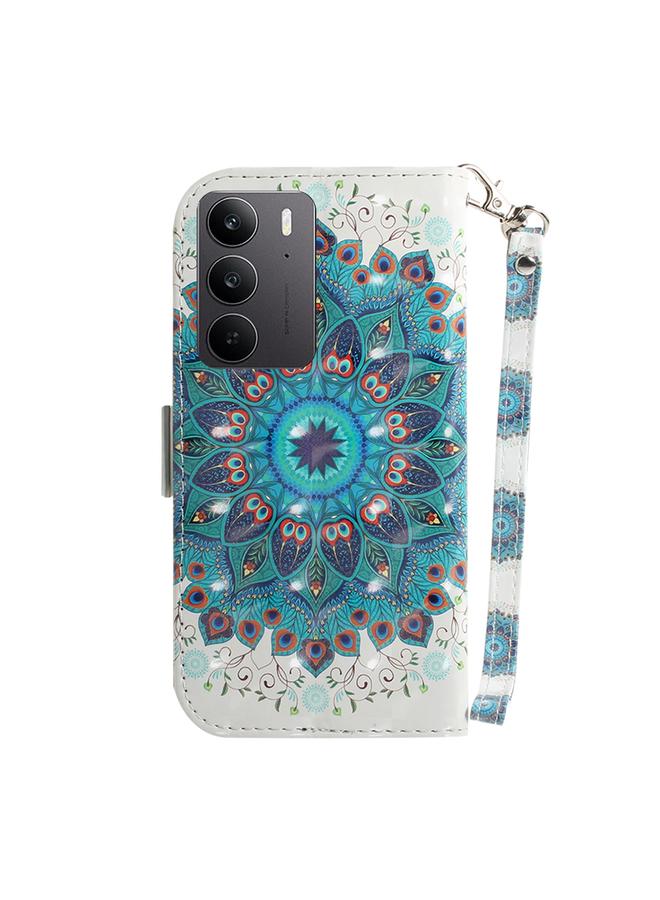 S-TOP Case For Realme C75 3D Colored Horizontal Flip Leather Phone Case - Image 3