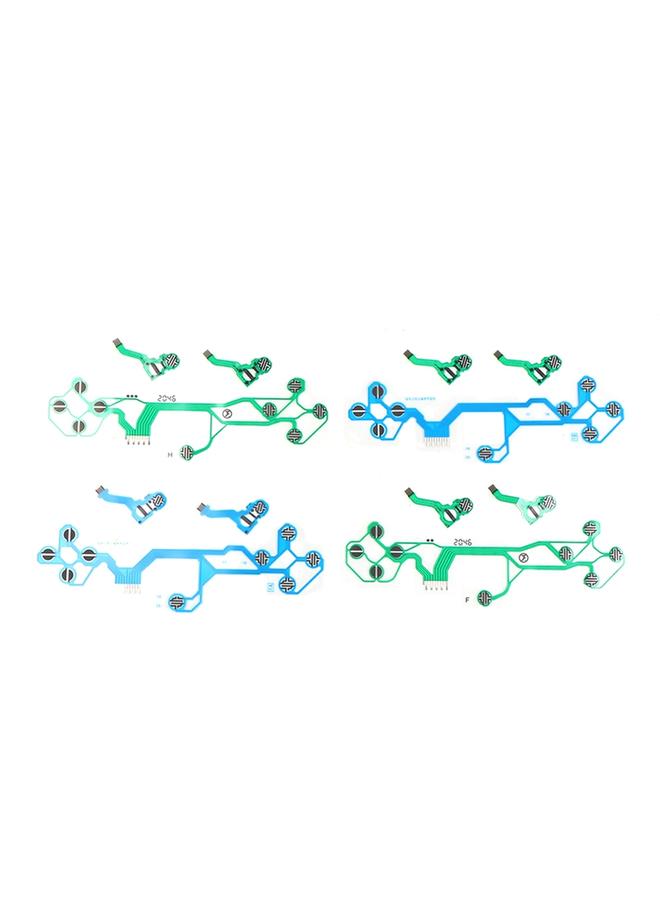 erorex For PS5 V1 Controller 2sets Button Ribbon Circuit Board Conductive Film( Green) - Image 2
