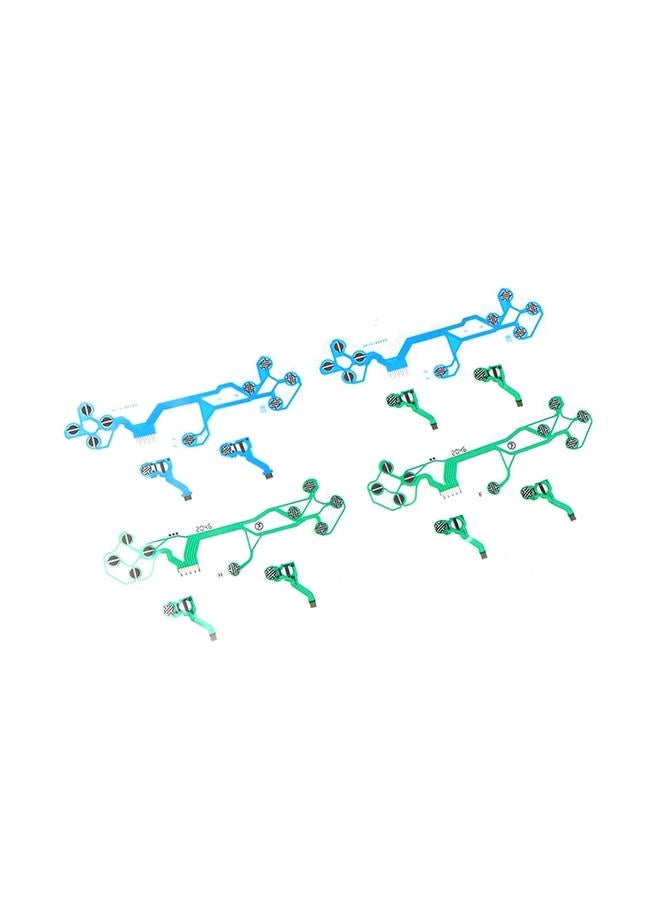 erorex For PS5 V1 Controller 2sets Button Ribbon Circuit Board Conductive Film( Green) - Image 3