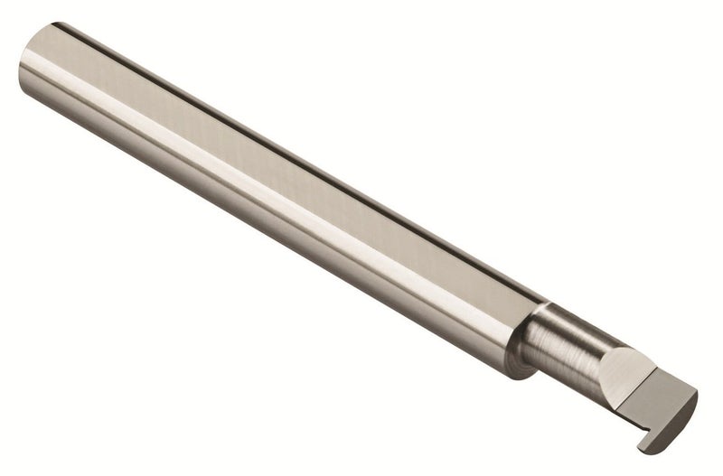 RRL-038-12X Grooving Tool - Retaining Ring, .038" Width, .100" Proj, .334" Min Bore Dia, 3/4" Max Bore Depth, 5/32" Offset, 5/16" Shank Dia, 2-1/2" OAL, AlTiN