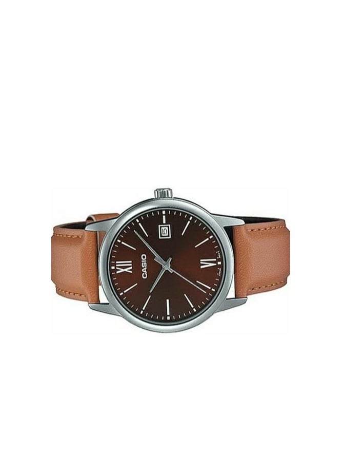 CASIO Men's Wrist Watch MTP-V002L-5B3UDF - 44 mm - Brown - Image 5