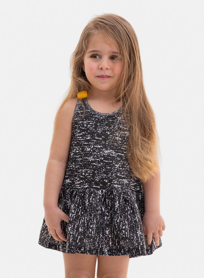 LOVELY LAND Girls Black Dress 