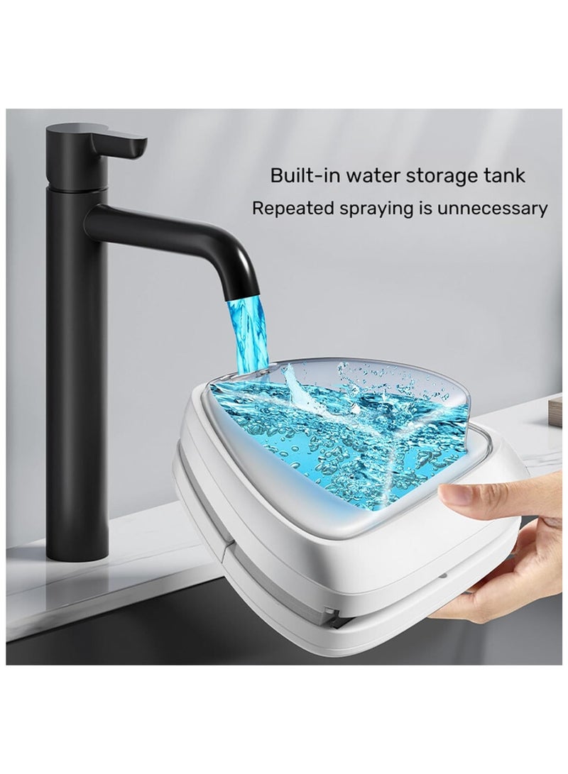 Arabest Magnetic Glass Cleaning Brush - Double Side Household Glass Cleaner with Water Reservoir for Effortless Window Cleaning, Wash Window Wiper, Window Cleaning Brush Tool (3-8 CM) - Image 4