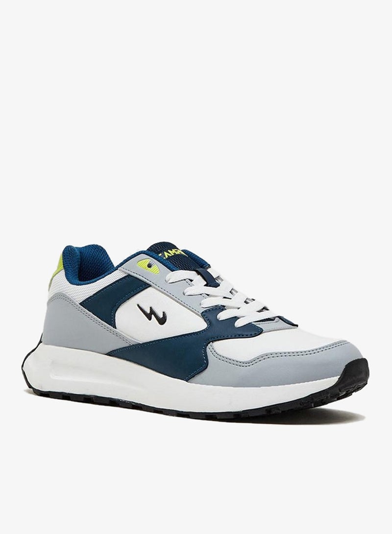 CAMPUS Men’s Colour blocked Low Top Sneakers – Cool Urban Design Shoes with Memory Foam for All-Day Comfort - Image 2