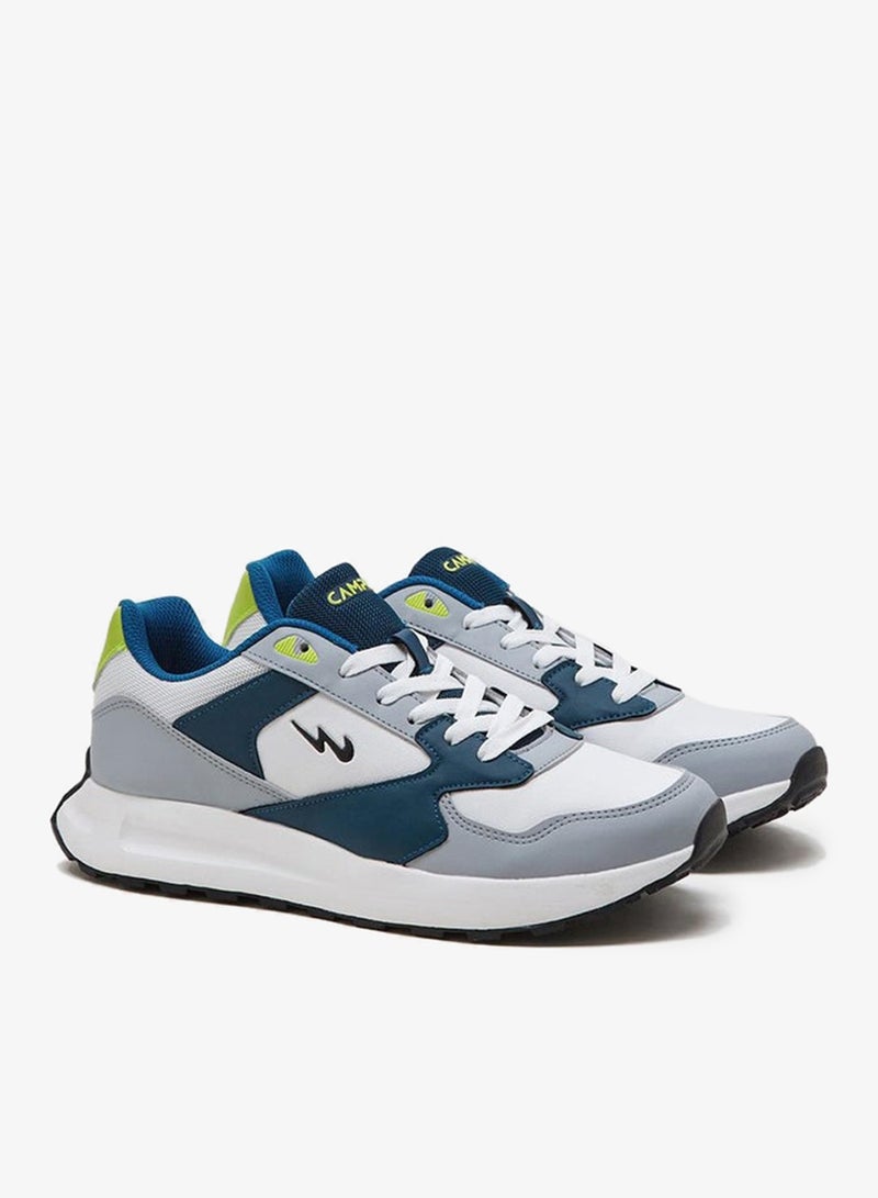 CAMPUS Men’s Colour blocked Low Top Sneakers – Cool Urban Design Shoes with Memory Foam for All-Day Comfort - Image 3