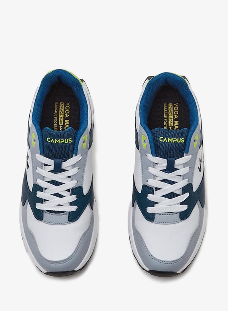 CAMPUS Men’s Colour blocked Low Top Sneakers – Cool Urban Design Shoes with Memory Foam for All-Day Comfort - Image 4