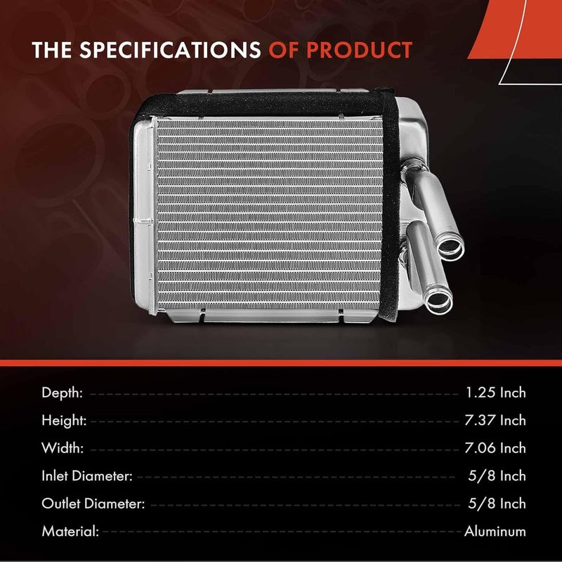 A-Premium Front HVAC Heater Core for Ford Models - Image 3