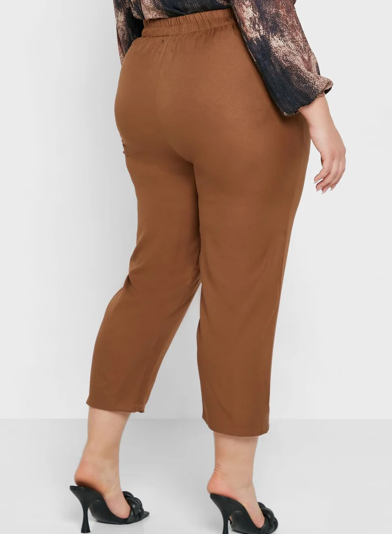 Ella Plus Buttoned Front Trousers