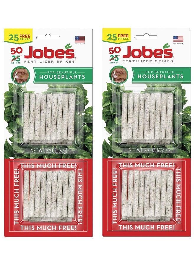 Jobe's 5001T Houseplant Fertilizer Food Spikes (Pack Of 50) 