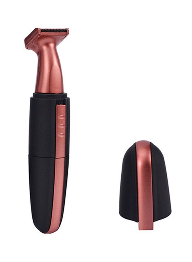 NIBEMINENT 2-In-1 Electric Nose Ear Facial Hair Trimmer Set Red/Black 13x2.8centimeter - Image 2