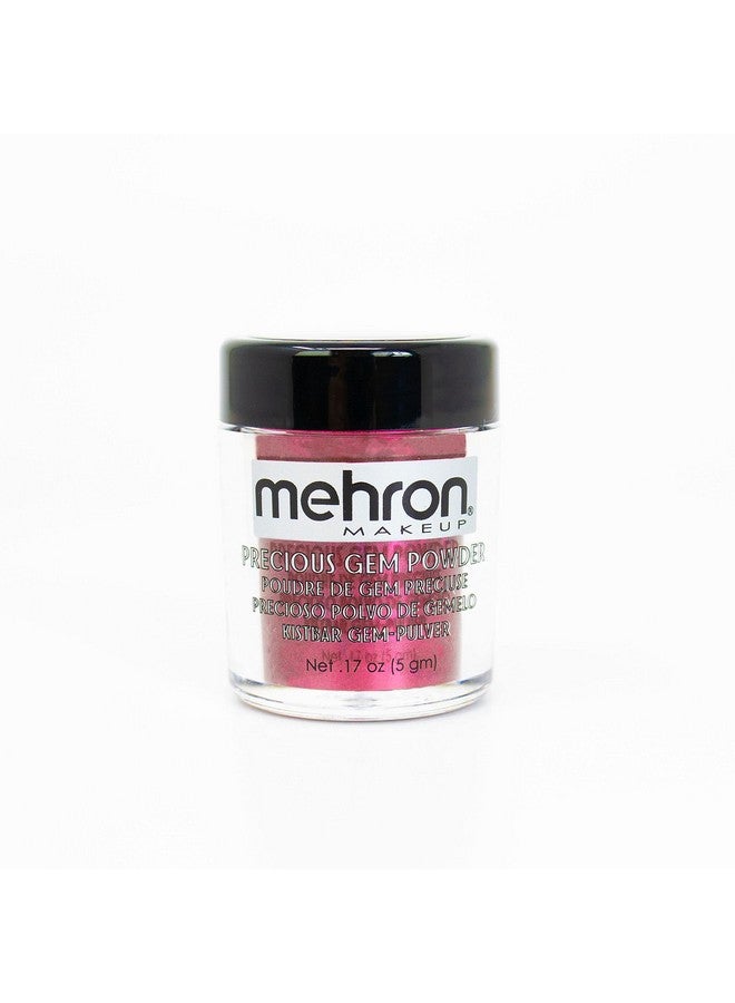 mehron Makeup Precious Gem Loose Pigment Shimmering Eye Powder (.17 Oz) (Ruby) - Image 1