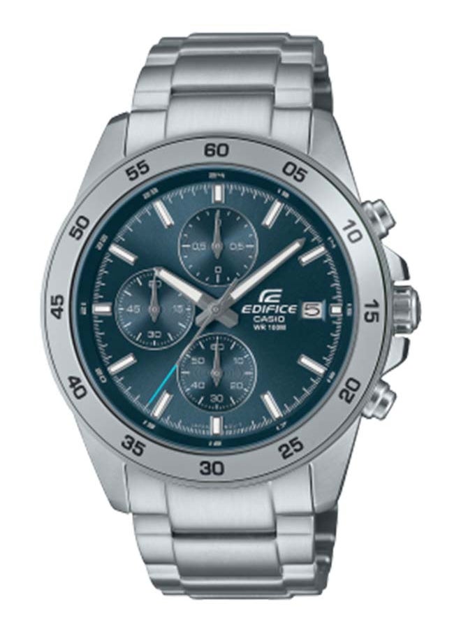 CASIO Analog Round Shape Stainless Steel Wrist Watch EFR-526D-2AVUDF - 43 Mm 