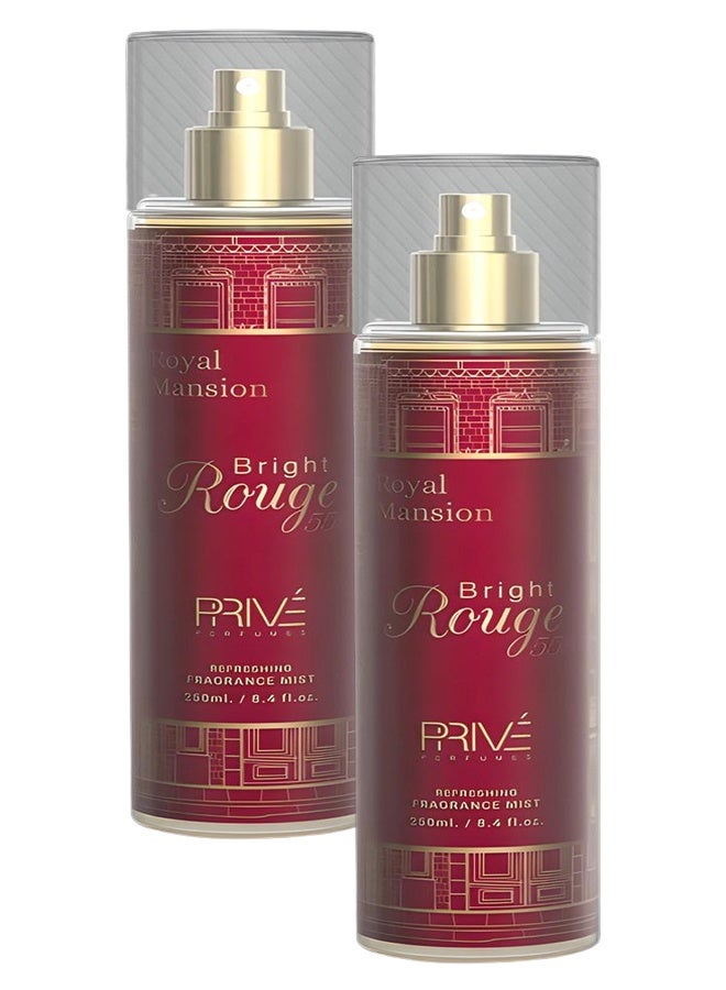 برايف 2 قطع معطر الجسم برايت روج 250 مل - Image 1