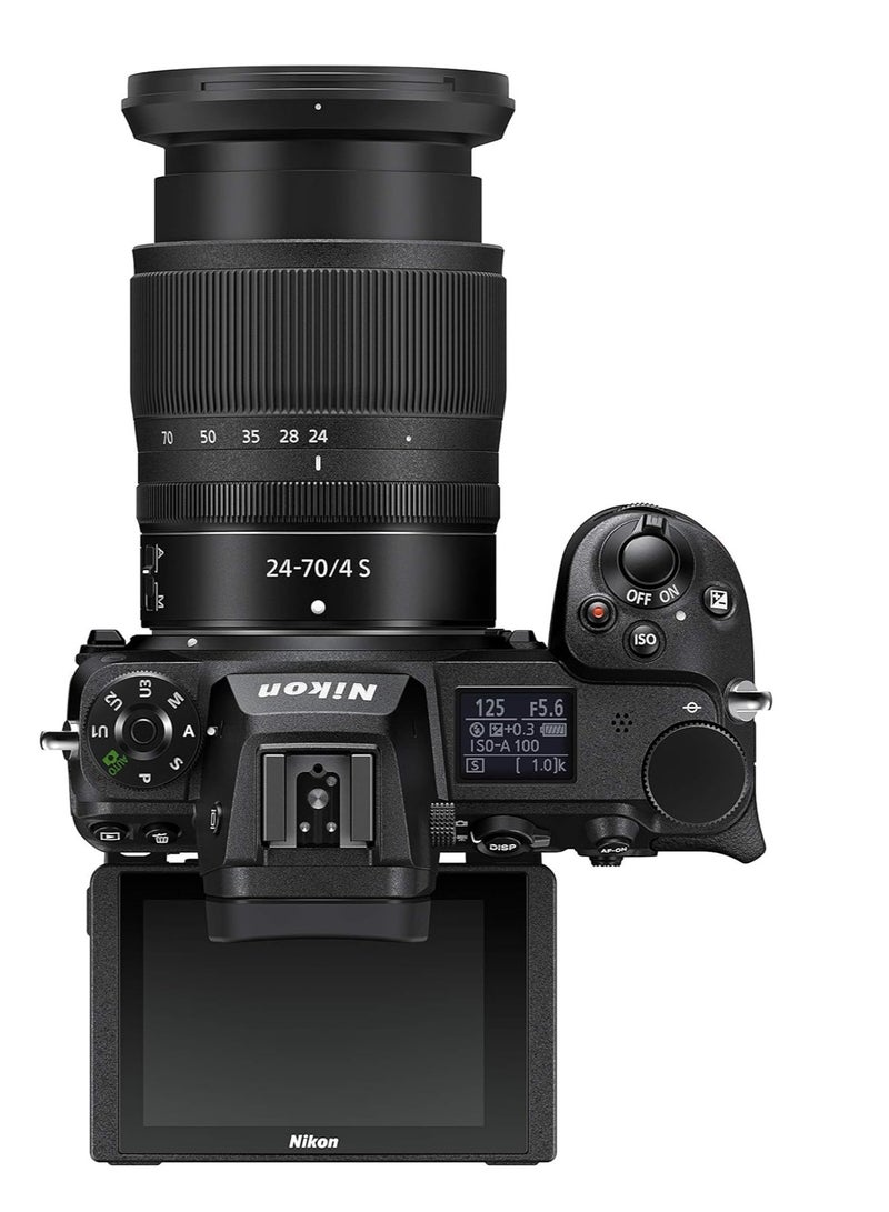 Nikon Z6II Mirrorless Camera with NIKKOR Z 24-70mm f/4 S Lens Kit – Full-Frame, 24.5MP, 4K UHD Video, Dual Card Slots, Built-In Wi-Fi & Bluetooth - Image 4