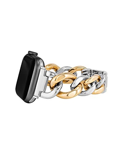 ANNE KLEIN سوار أن كليين الأنيق لسلسلة ساعة آبل، آمن، قابل للتعديل، بديل لسوار ساعة آبل، يناسب معظم المعاصم - Image 2