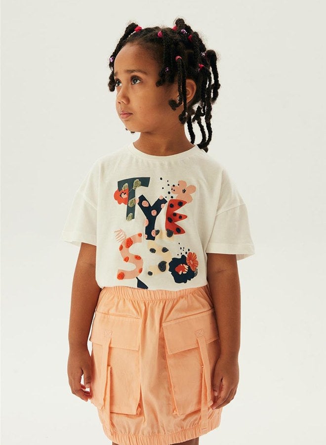 Tyess Girl Salmon Skirt - Image 2