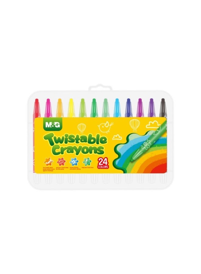 ام اند جي الوان شمعيه من ام اند جي ذات الوان زاهيه مكونه من 24 قطعه - Image 1