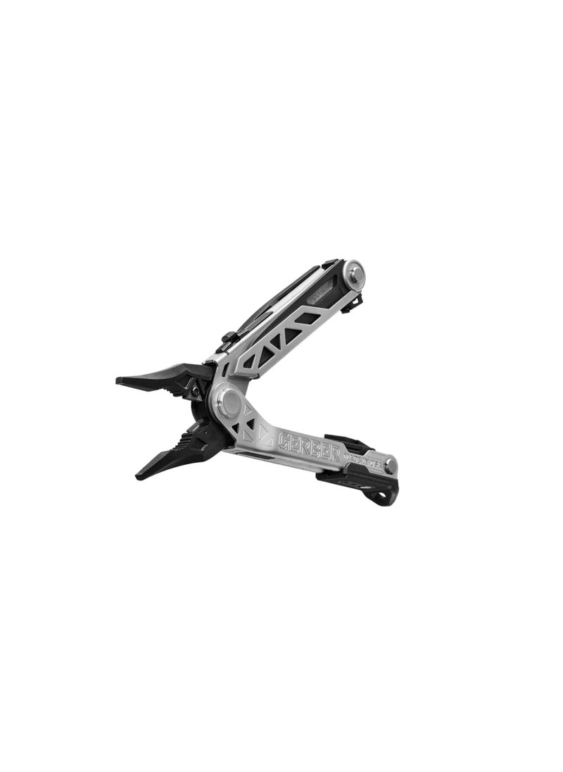 Gerber Gerber Gear Center-Drive Multitool - Includes 3.25” Outboard Knife, Pliers, Pry Bar, Bottle Opener & Awl - Comes with Bit Set & Sheath - Silver & Black  - Image 2