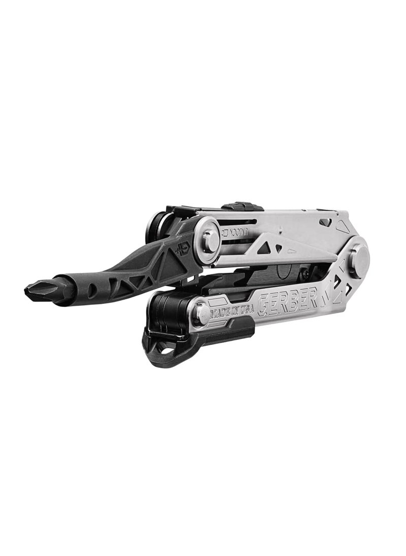 Gerber Gerber Gear Center-Drive Multitool - Includes 3.25” Outboard Knife, Pliers, Pry Bar, Bottle Opener & Awl - Comes with Bit Set & Sheath - Silver & Black  - Image 5