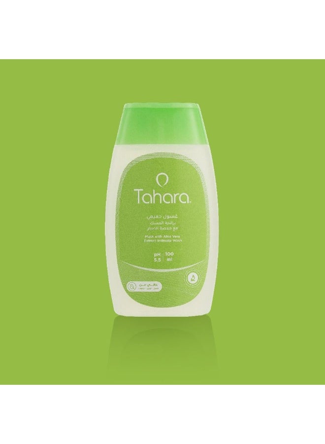 TAHARA Musk With Aloe Vera Extract Inimate Wash 100 ML - Image 2