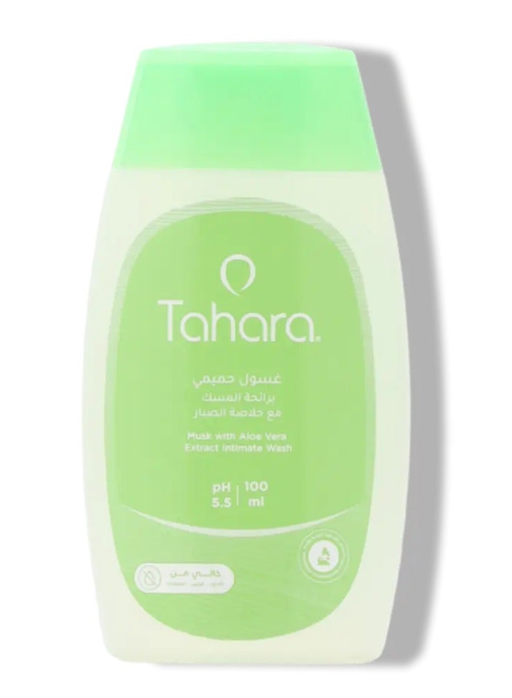 TAHARA Musk With Aloe Vera Extract Inimate Wash 100 ML - Image 1