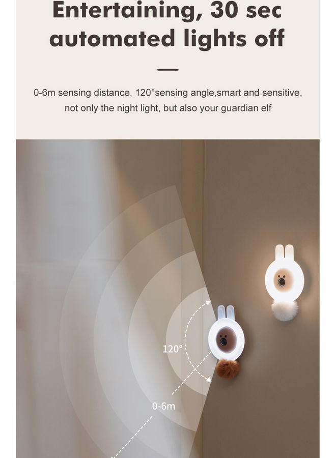 NIBEMINENT Motion Sensor Night Light White 12.00X2.70X7.00cm - Image 5